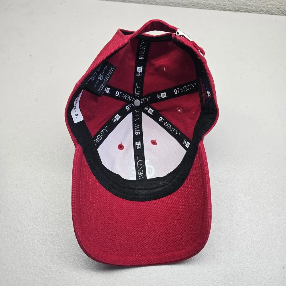 St Louis Cardinals‎ Women Baseball Cap OS Red New Era Curved Buckle Strapback